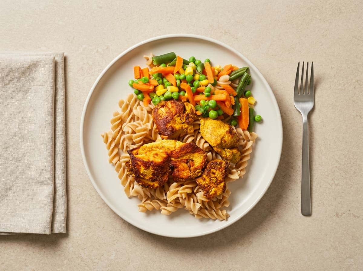 Chicken & Whole Wheat Pasta